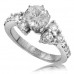 2.62 ct. TW Round Diamond Engagement Ring in F color SI-1 Clarity 